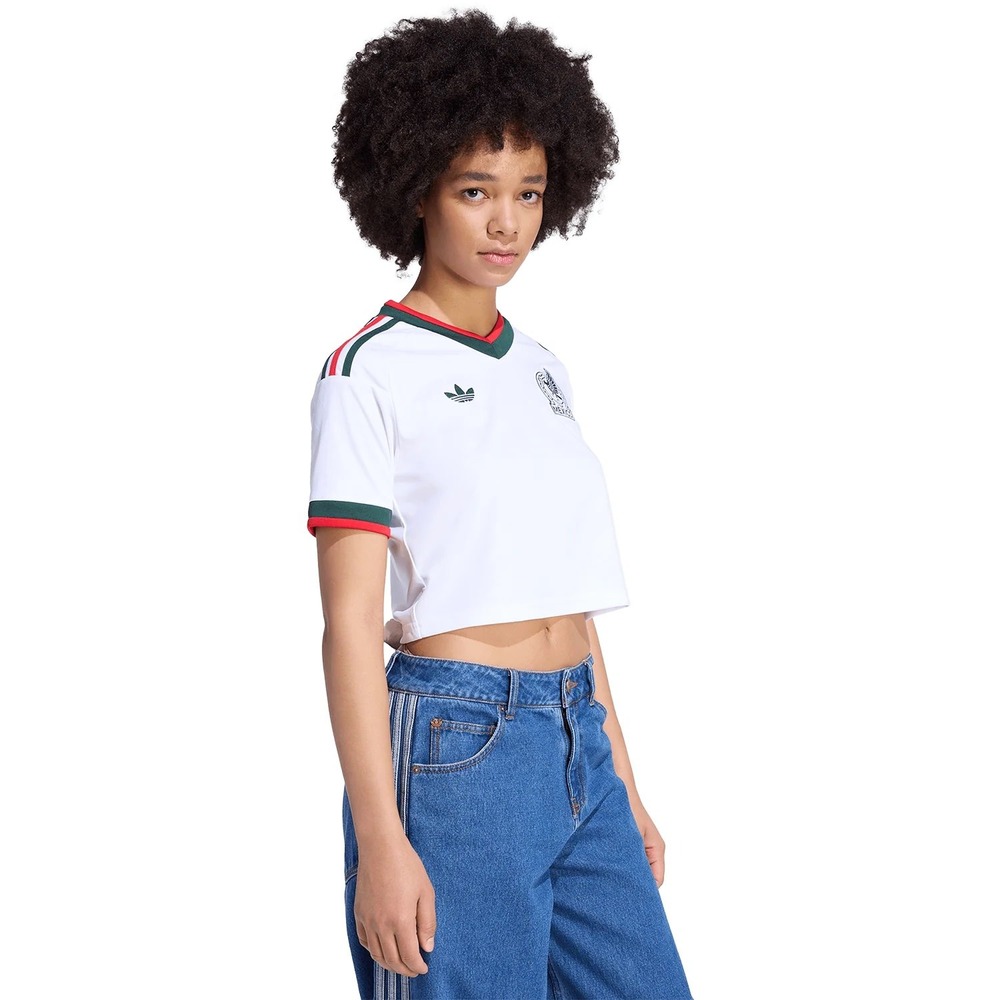 adidas Women's Mexico 2026 Away Soccer Jersey White S World Cup Streetwear